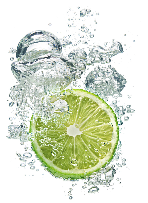 Lime in water